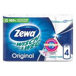 Prosoape de Hartie Zewa Wisch&amp;Weg Original, 2 Straturi, 4 Buc