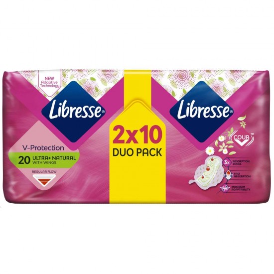 Absorbante Libresse Ultra Aloe Vera, 20 Buc