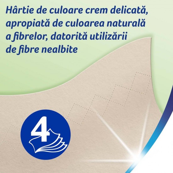 Servetele Zewa Softis Natural Soft, 4 Straturi, 80 Buc