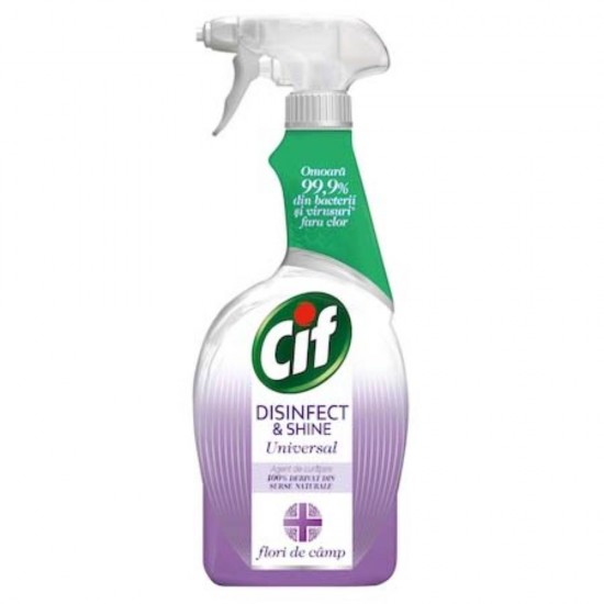 Dezinfectant Universal Cif Disinfect &amp; Shine Flori de Camp, 750 ml