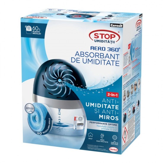 Ceresit Dezumidificator Aero 360 cu Rezerva, 450 g