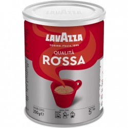 Cafea Macinata Lavazza, Qualita Rossa, Cutie Metalica, 250 G