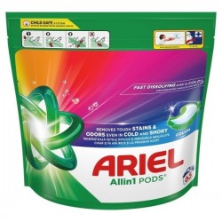 Detergent De Rufe Capsule Ariel All In One Pods Color, 65 Capsule