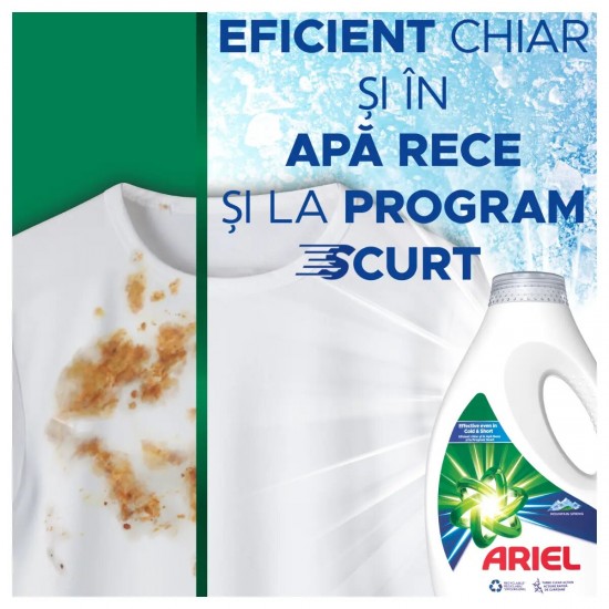 Detergent De Rufe Lichid Ariel Color, 40 Spalari, 2l