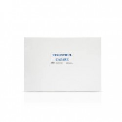 Registru Cazare A4, Tipar 1+1, Tipar Fata/verso, 100 File/carnet, Hartie Offset 55g