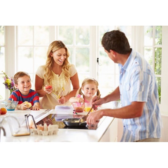 Pachet 45 de Servetele de Masa, Regina Salvia, Un Strat, Verzi, Model Cirese, Curatenie Bucatarie, Servetele de Masa, Servetele Verzi