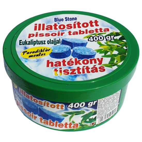 Pastile Odorizante Pisoar, Blue Stone, 16 Buc/Cutie, Albastre, Eucalipt, 400 g, Pastile Odorizante pentru Pisoar, Tablete pentru Pisoar, Tablete Odorizante pentru Pisoar