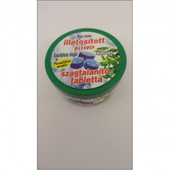 Pastile Odorizante Pisoar, Blue Stone, 16 Buc/Cutie, Albastre, Eucalipt, 400 g, Pastile Odorizante pentru Pisoar, Tablete pentru Pisoar, Tablete Odorizante pentru Pisoar