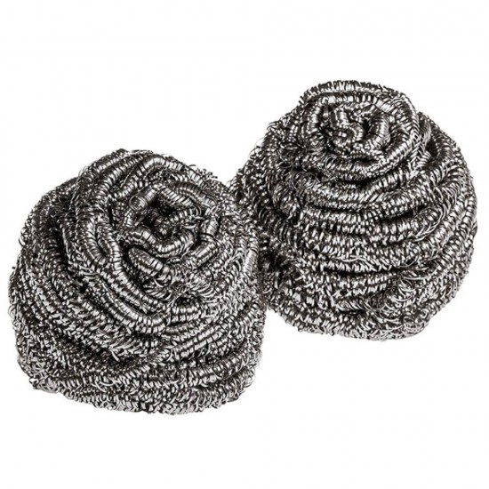 Burete din Sarma pentru Vase Niteola Stainless Steel Spiral, 2 Buc/Set, Burete, Bureti, Burete din Sarma, Burete Sarma, Burete Sarma pentru Vase, Burete Niteola, Burete din Sarma Niteola, Bureti pentru Bucatarie