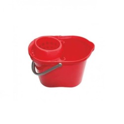 Galeta Ovala cu Storcator, Capacitate 15 litri, Diferite Culoari, Rosie, Plastic, 1 Buc, Galeata pentru Mop Clasic, Galeata pentru Mop Standard, Galeata cu Storcator pentru Mop, Galeata Rosie cu Storcator, Galeata cu Storcator Rosie, Galeata de Plastic
