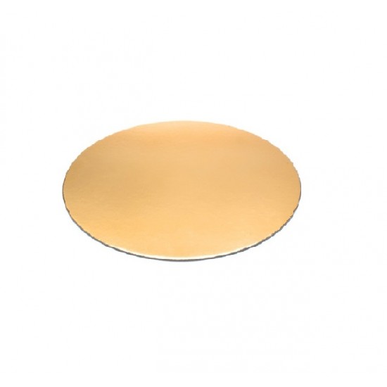 Discuri Aurii din Carton, Diametru 12 cm, 25 Buc/Bax - Plansete pentru Tort, Discuri pentru Prajituri