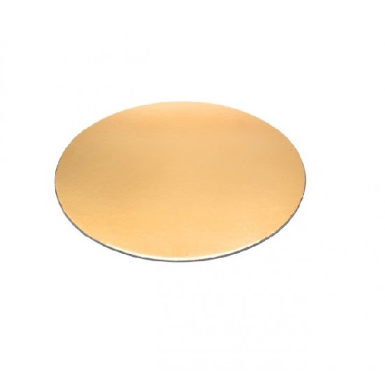 Discuri Aurii din Carton, Diametru 22 cm, 25 Buc/Bax - Tava tort, Ambalaj Prajituri