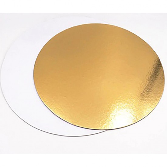 Discuri Aurii din Carton, Diametru 24 cm, 25 Buc/Bax, Plansete pentru Tort, Abalaje Cofetarie, Discuri Tort, Discuri Prajituri, Discuri Tort din Carton, Plasete Prajituri din Carton