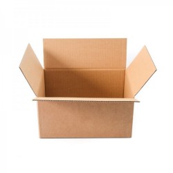 Set 10 Cutii Clasice, 300x215x140 mm, Carton Natur Ondulat in 3 Straturi, Cutie Clasica, Cutie pentru Ambalare si Depozitare, Cutie Carton, Cutie Transport, Arhivare si Organizare, Cutie Clasica Carton, Cutii Clasice din Carton