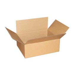 Set 10 Cutii Clasice, 150x100x50 mm, Carton Natur Ondulat in 3 Straturi, Cutie Clasica, Cutie pentru Ambalare si Depozitare, Cutie Carton, Cutie Transport, Arhivare si Organizare