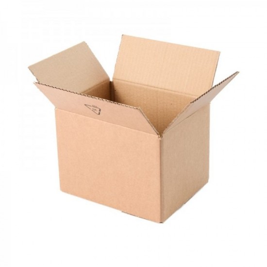 Set 10 Cutii Clasice, 190x150x140 mm, Carton Natur Ondulat in 3 Straturi, Cutie Clasica, Cutie pentru Ambalare si Depozitare, Cutie Carton, Cutie Transport, Arhivare si Organizare, Cutie Clasica Carton, Cutii Clasice din Carton, Cutie Simpla Carton