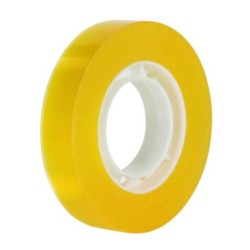 Banda Adeziva Transparenta, 12mm x 66m, 12 Buc/Set, Banda Adeziva Transparenta pentru Birou, Banda Scotch pentru Birou, Banda Scotch, Scotch pentru Birou, Banda Adeziva pentru Hartie si Carton, Articole Papetarie