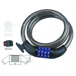 Antifurt Cifru  -  Otel Protectie: Manson Plastic Cauciucat  -  12mm X 120cm