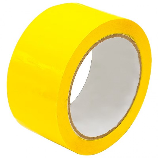 Banda Adeziva Color, Dimensiune 48mm X 66m, Culoare Galben