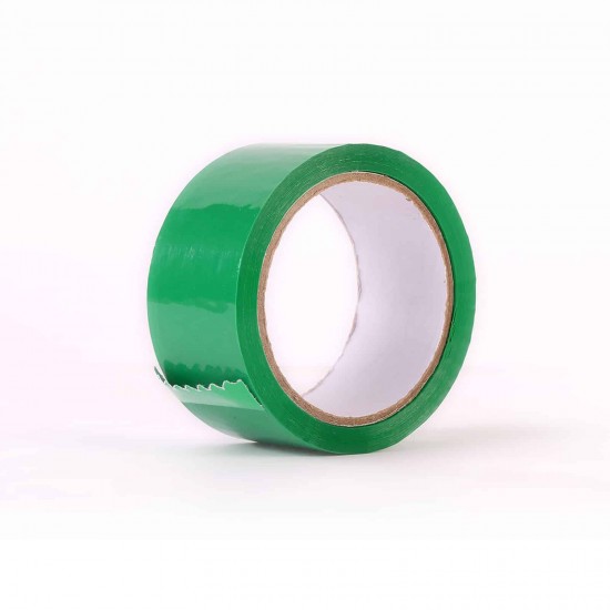 Banda Adeziva Color, Dimensiune 48mm X 66m, Culoare Verde