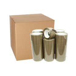 Set 36 Role Banda Adeziva PACK Acrilic Maro, 48mm x 60m - Benzi Maro pentru Ambalare