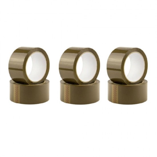 Set 36 Role Banda Adeziva PACK Acrilic Maro, 48mm x 60m - Benzi Maro pentru Ambalare