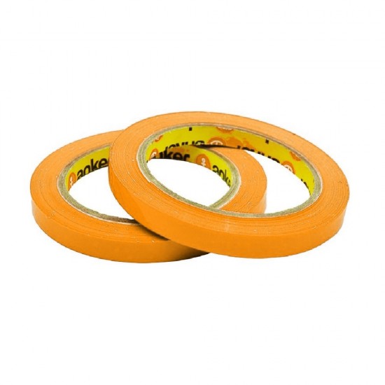 Bax 192 Role Banda ANKER PVC pentru Inchis si Sigilat Pungi, 9mm x 66m, Culoare Portocalie