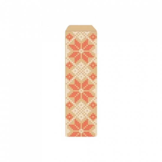 Set 2000 Pungi Natur pentru Tacamuri cu Model Traditional, 35-40g/mp, 8x24cm, Punga Cu Model Pentru Tacamuri, Punga Tacamuri Fast-Food, Punga Tacamuri Catering, Punga Tacamuri Groasa