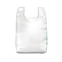 Pungi Biodegradabile Albe 24x6x44, 500 Buc/Bax - Sacose Ecologice