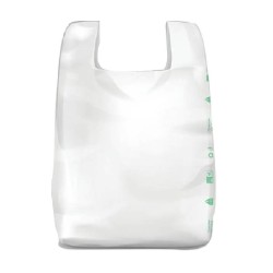 Pungi Biodegradabile Albe 27x8x50, 500 Buc/Bax - Plase Reciclabile