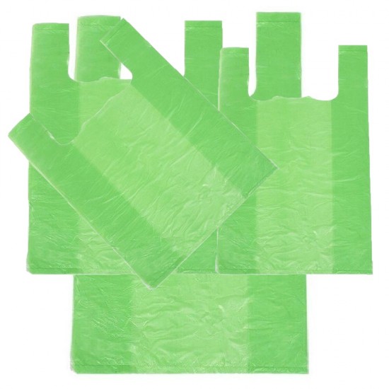 Set 50 de Pungi Biodegradabile BrandPaper, 30x9x60 cm, Verzi, Pungi Biodegradabile, Sacose din Plastic Bio, Pungi ECO, Plase Ecologice, Sacose Biodegradabile din Porumb, Saci Biodegradabili, Sacose Tip Maieu Bio