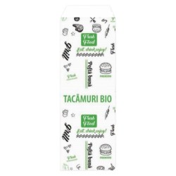 Pungi pentru Tacamuri Model FRESH, 8x24cm, Hartie Kraft Natur 40 g/mÂ², 2000 Buc/Bax