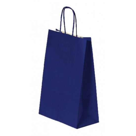 Set 100 de Pungi Cadou Model Albastru Inchis, 32x12x41 cm