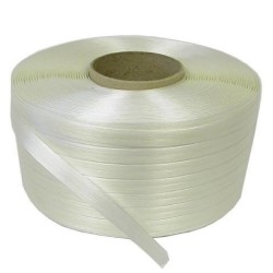 Banda de Legat PES Netesuta Composite, 16mm x 850m, Banda Ambalare, Banda Paletizare, Banda Poliester Ambalare, Banda Poliester Paletizare, Banda de Poliester, Banda Netesuta Ambalare, Banda Netesuta Paletizare, Banda Legat Paleti, Banda Ambalat Paleti