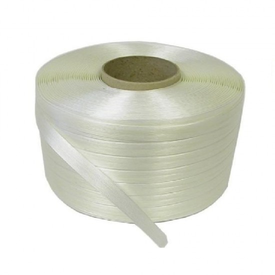 Banda de Legat PES Composite Netesuta, 19mm x 600m, Poliester Textil, Banda de Legat, Banda de Legat PES Netesuta, Banda de Legat din Poliester Textil, Benzi de Legat, Benzi de Legat PES Netesute, Benzi de Legat din Poliester Textil
