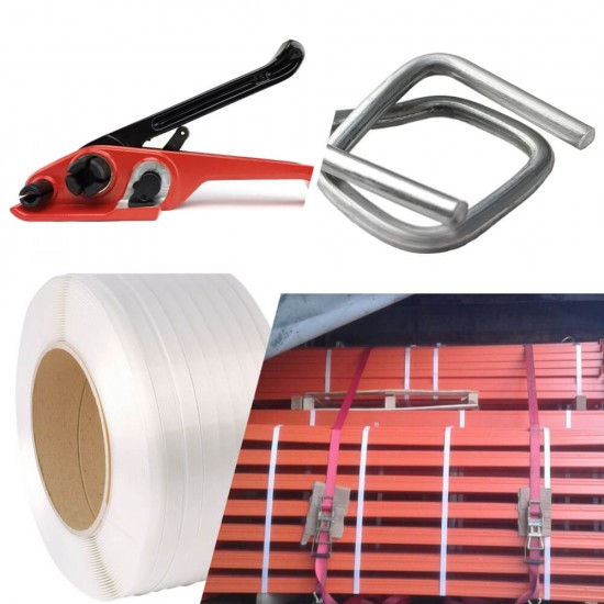 Banda de Legat PES Netesuta Hot Melt, 12mm x 1100m, Poliester pentru Ambalare, Poliester pentru Paletizare, Bnada de Legat, Banda de Legat Paleti, Banda de Legat Netesuta, Banda de Legat PES, Banda de Legat Poliester