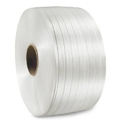 Banda de Legat PES Netesuta Hot Melt 19mm x 600m - Poliester pentru Ambalare si Paletizare