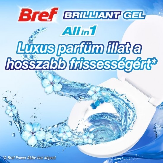 Odorizant Toaleta Bref Brilliant Gel Arctic Ocean 3 Buc X 42g