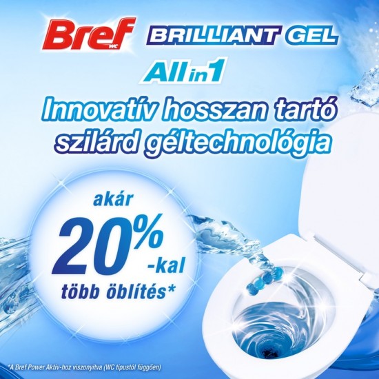 Odorizant Toaleta Bref Brilliant Gel Arctic Ocean 3 Buc X 42g