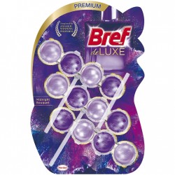 Odorizant Toaleta Bref Premium DeLuxe Midnight Bouquet, 3 Buc x 50 g