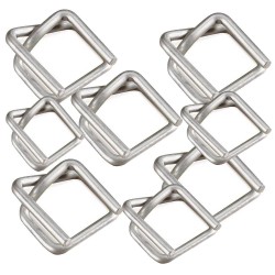 Set 1000 de Bucle Metalice Galvanizate pentru Banda PES, 16mm, Bucle Metalice la Set, Set de Bucle Metalice, Catarame pentru Paleti si Colete, Catarama pentru Paleti si Colete, Bucle pentru Legat Banda PES