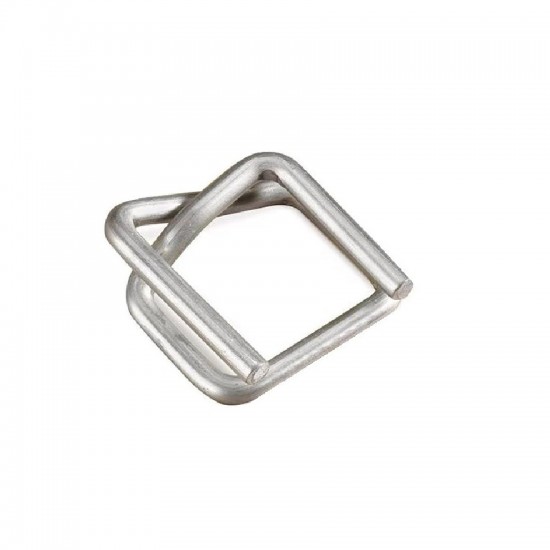 Set 1000 de Bucle Metalice Galvanizate pentru Banda PES, 16mm, Bucle Metalice la Set, Set de Bucle Metalice, Catarame pentru Paleti si Colete, Catarama pentru Paleti si Colete, Bucle pentru Legat Banda PES