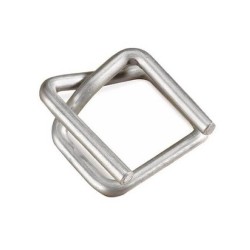 Bucle Metalice Fosfatate pentru Banda PES, Latime 25 mm, 500 Buc/Bax - Catarame pentru Paleti si Colete