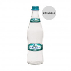 Apa Plata Sticla Bucovina 0.33 L, 24 Buc/bax