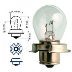 Bec Far Tip - Fusta Mare (p26s) 12v 15w