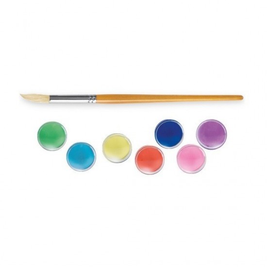 Acuarele Lavabile, 12 Culori/cutie + 1 Pensula, Carioca Aquarell