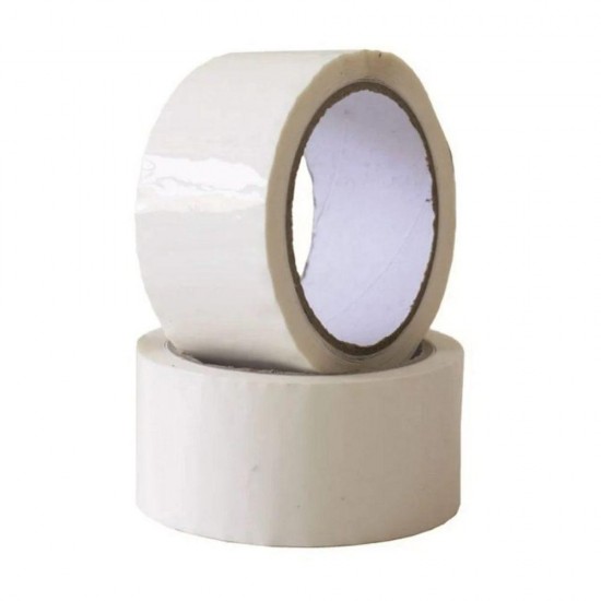 Set 36 Benzi Adezive, 50x66m, Adeziv Acrilic, Culoare Alba