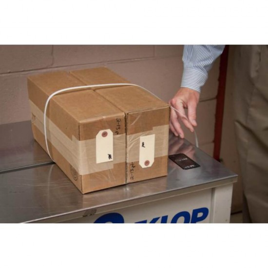 Banda de Legat PES Netusata (Poliester Hotmelt) 9mm x1500m, Banda Poliester pentru Ambalare, Poliester pentru Paletizare, Banda de Legat, Banda de Legat Paleti, Banda de Legat Netesuta, Banda de Legat PES, Banda de Legat Poliester