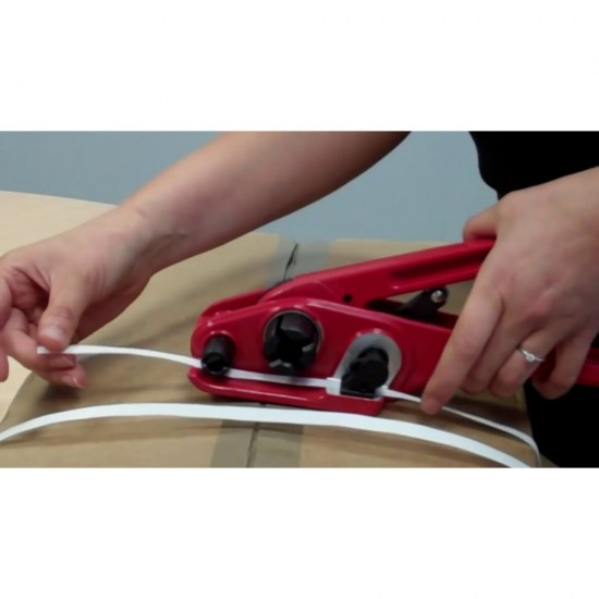 Banda de Legat PES Netusata (Poliester Hotmelt) 9mm x1500m, Banda Poliester pentru Ambalare, Poliester pentru Paletizare, Banda de Legat, Banda de Legat Paleti, Banda de Legat Netesuta, Banda de Legat PES, Banda de Legat Poliester