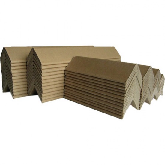 Set 50 Coltare din Carton 1 m, 45x45x3 mm, Profil de Protectie pentru Ambalat, Profil de Protectie pentru Ambalat Paleti, Profil de Protectie pentru Ambalat Colete, Coltare Carton, Coltare din Carton, Coltare Ambalat Carton, Coltare de Ambalat Carton